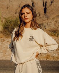0 Sun Wave Livin Kendal - Sudadera para mujer Blanco 24B463508 Billabong