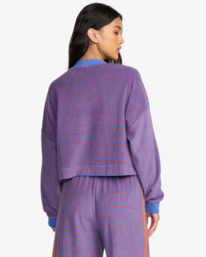 3 Waves For Days Terry - Sweatshirt for Women Purple 24B463509 Billabong