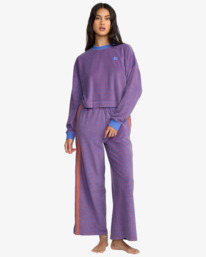 2 Waves For Days Terry - Sweatshirt for Women Purple 24B463509 Billabong