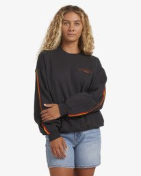 0 Otis Arch Diamond - Sweatshirt para Mulher Preto 24B463570 Billabong