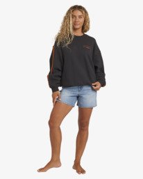 1 Otis Arch Diamond - Sweatshirt para Mulher Preto 24B463570 Billabong