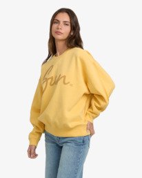 4 Mono Aloha Kendal - Sweatshirt für Frauen Gelb 24B464504 Billabong