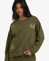1 Sightseer Wave - Sweatshirt for Women Green 24B464505 Billabong