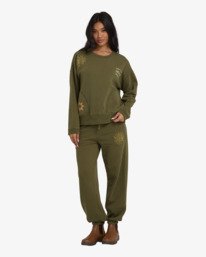 2 Sightseer Wave - Sweatshirt for Women Green 24B464505 Billabong