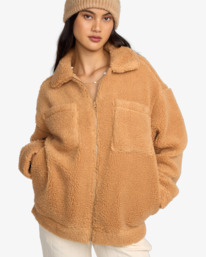 5 Resound Sherpa Shacket Beige 24B483501 Billabong