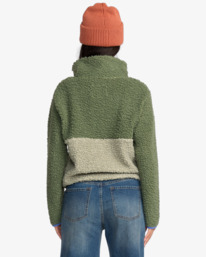 2 Horizon - Sweatshirt mit Stehkragen für Frauen Grün 24B483502 Billabong