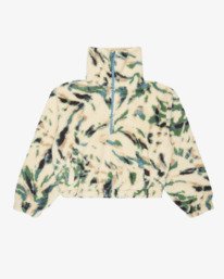 5 Barra - Felpa con mezza cerniera da Donna White 24B483504 Billabong