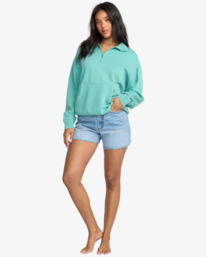 1 Hula Half Zip - Pullover Sweatshirt for Women Blue 24B483506 Billabong