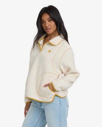 4 Streamer - Half Snap Fleece for Women White 24B484502 Billabong