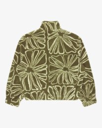 6 First Light - Felpa in sherpa da Donna Green 24B484503 Billabong