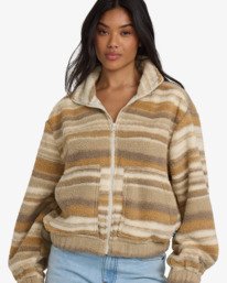 1 First Light - Felpa in sherpa da Donna Multi 24B484503 Billabong