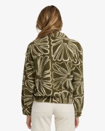 3 First Light - Felpa in sherpa da Donna Green 24B484503 Billabong