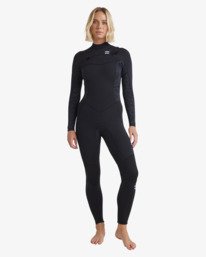2 3/2mm Synergy Natural - Wetsuit met GBS en een Borstrits voor Dames Black 24BW191510 Billabong