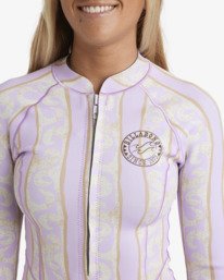 3 1mm Salty Dayz Natural Light - Long Sleeve Springsuit for Women Purple 24BW193502 Billabong