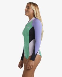 2 2/2mm Salty Dayz Natural - Long Sleeve Springsuit for Women Blue 24BW193503 Billabong