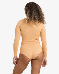 2 2/2mm Salty Dayz Natural - Lang&auml;rmeliger Springsuit f&uuml;r Frauen Orange 24BW193503 Billabong