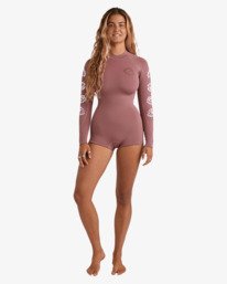 1 2/2mmSpring Fever Natural - Springsuit manches longues pour Femme Rose 24BW193504 Billabong