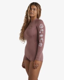 1 2/2mmSpring Fever Natural - Langärmeliger Springsuit für Frauen Rosa 24BW193504 Billabong