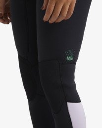 5 4/3mm Salty Dayz Natural - Chest Zip Wetsuit for Women Blue 24BW193506 Billabong