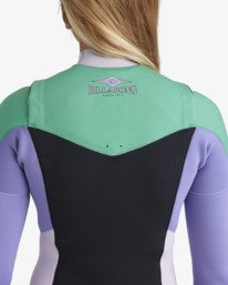 6 4/3mm Salty Dayz Natural - Chest Zip Wetsuit for Women Blue 24BW193506 Billabong
