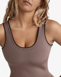 4 1mm Wave Walker Mini - Sleeveless Springsuit for Women Brown 24BW193508 Billabong