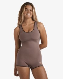1 1mm Wave Walker Mini - Sleeveless Springsuit for Women Brown 24BW193508 Billabong