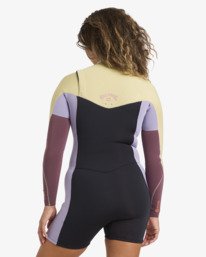 2 2/2mm Synergy Natural - Springsuit de manga larga con cremallera en el pecho para mujer Gris 24BW193513 Billabong