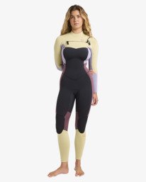1 3/2mm Synergy Natural - Chest Zip Wetsuit for Women Grey 24BW193514 Billabong