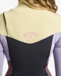 8 4/3mm Synergy Natural - Chest-Zip-Neoprenanzug f&uuml;r Frauen Grau 24BW193515 Billabong