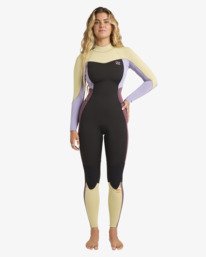 1 3/2mm Synergy - Back Zip Wetsuit for Women Grey 24BW211601 Billabong