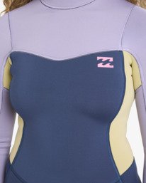 1 3/2mm Synergy - Back Zip Wetsuit for Women Red 24BW211601 Billabong