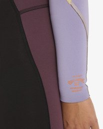 6 5/4mm Synergy - Neoprenanzug mit R&uuml;ckenrei&szlig;verschluss f&uuml;r Frauen Grau 24BW211604 Billabong