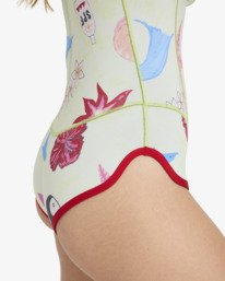 4 2/2mm Glider - Lang&auml;rmliger Springsuit mit Rei&szlig;verschluss am R&uuml;cken f&uuml;r Frauen Gr&uuml;n 24BW244501 Billabong