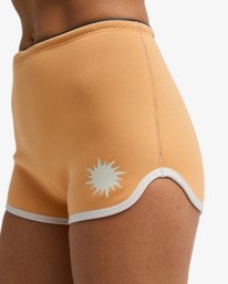 3 2/2mm Glider - Neopren-Shorts f&uuml;r Frauen Orange 24BW301601 Billabong