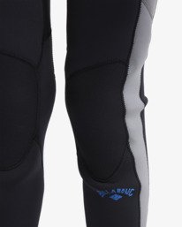 7 4/3mm Boys Absolute Natural - Traje de Surf GBS con Cremallera en el Pecho para Chicos 8 - 16 a&ntilde;os Gris 24CW191501 Billabong