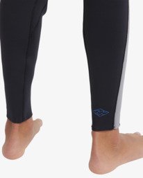 10 4/3mm Boys Absolute Natural - Traje de Surf GBS con Cremallera en el Pecho para Chicos 8 - 16 a&ntilde;os Gris 24CW191501 Billabong