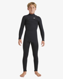 7 3/2mm Boys Foil - Chest Zip GBS Wetsuit for Boys 6 - 16 Black 24CW191503 Billabong