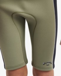6 2/2mm Absolute Natural - Wetsuit met korte mouwen en borstrits voor Jongens 8-16 Green 24CW191505 Billabong