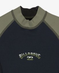 10 1/1mm Boys Absolute Natural - Back Zip Wetsuit Jacket for Boys 8 - 16 Green 24CW191508 Billabong