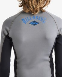 3 1/1mm Boys Absolute Natural - Casaco de fato de surf com fecho nas costas para Rapazes 8-16 Cinza 24CW191508 Billabong