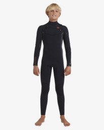 0 5/4mm Absolute Natural - Chest Zip Wetsuit for Boys 8-16 Orange 24CW193507 Billabong