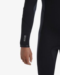 5 5/4mm Absolute Natural - Hooded Chest Zip Wetsuit for Boys 8-16 Blue 24CW193508 Billabong