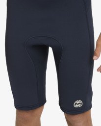 5 2/2mm Absolute - Traje de surf de primavera con manga corta y cremallera posterior para chicos 6-16 Azul 24CW251601 Billabong