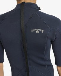 6 2/2mm Absolute - Traje de surf de primavera con manga corta y cremallera posterior para chicos 6-16 Azul 24CW251601 Billabong