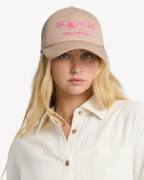 2 Across Waves - Trucker Cap for Women Beige 24E551502 Billabong