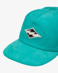 3 Grandpa - Corduroy Cap voor Dames Blue 24E552502 Billabong