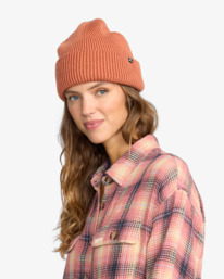 1 Wave Check - Beanie for Women Pink 24E583500 Billabong