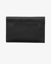 1 Check Please - Large Trifold Wallet With Snap Closure for Women Black 24E603503 Billabong