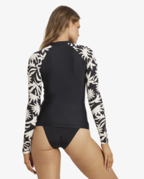 2 By My Side Pipa - Rash Vest UPF 50 a Maniche Lunghe da Donna Black 24O034571 Billabong