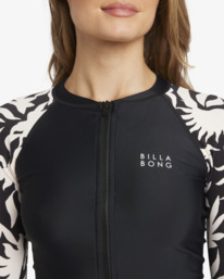 3 By My Side Pipa - Rash Vest UPF 50 a Maniche Lunghe da Donna Black 24O034571 Billabong